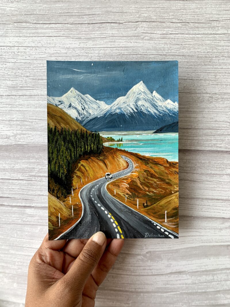 Way Through The Mountains - Road Landscape Wall Art