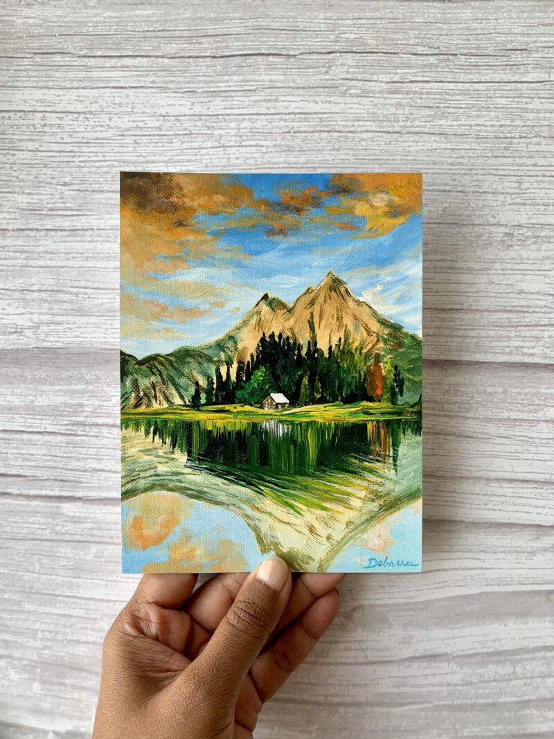 Sunset In The Mountains - Mountain Landscape Wall Art