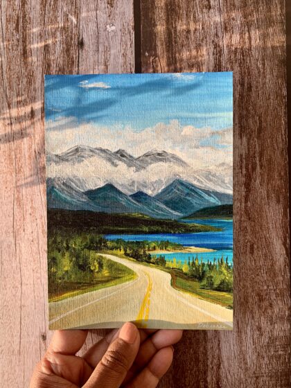 Let's Go To The Mountains - Road Landscape Wall Art